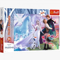 Puzzle 200el. Magiczny Świat Sióstr Frozen II 13265