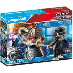 Playmobil - Pościg rowerem policyjnym 70573