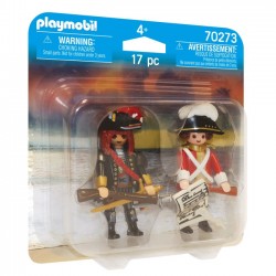 Playmobil - Duo Pack Pirat i oficer Rotrock 70273