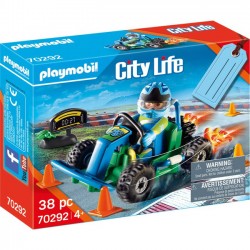 Playmobil - Zestaw upominkowy "Wyścigi gokartowe" 70292
