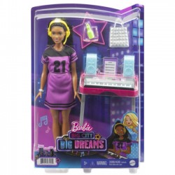 Lalka Barbie Big City Big Dreams Lalka Brooklyn Studio Nagrań GYG38/GYG40