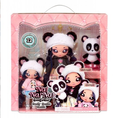 Na! Na! Na! Surprise Family Panda Rodzina Lalka