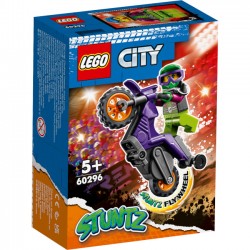 LEGO® 60296 City - Wheelie na motocyklu kaskaderskim