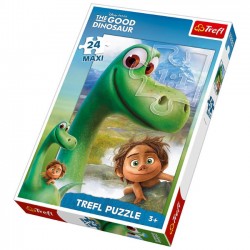 Puzzle 24el MAXI Arlo i Spot Dinozaur