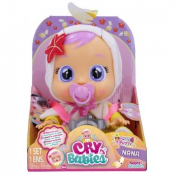 IMC Toys Cry Babies Tutti Frutti - Płacząca lalka bobas Nana Banan