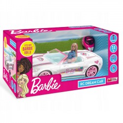 BARBIE Zdalnie sterowany biały kabriolet, pojazd