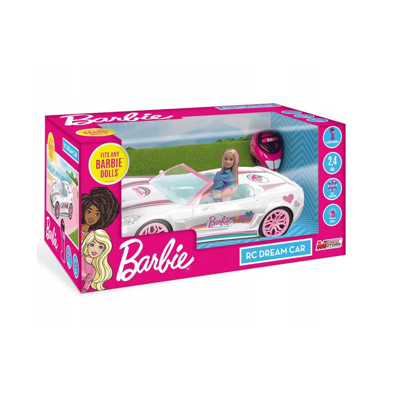 Barbie Biały Kabriolet Auto Zdalnie Sterowane miastozabawek.pl