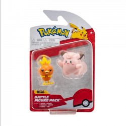 POKEMON BATTLE FIGURE TORCHIC + CLEFAIRY