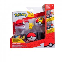 POKEMON Zestaw ClipNGo Belt Pikachu  Figurka