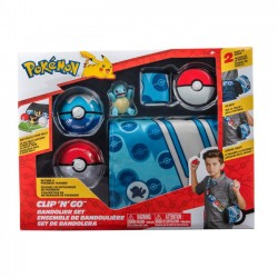 Pokemon. Bandolier Poke Ball + figurka Squirtle