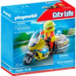 Playmobil Zestaw z figurką City Life 71205 Motor ratunkowy ze światłem