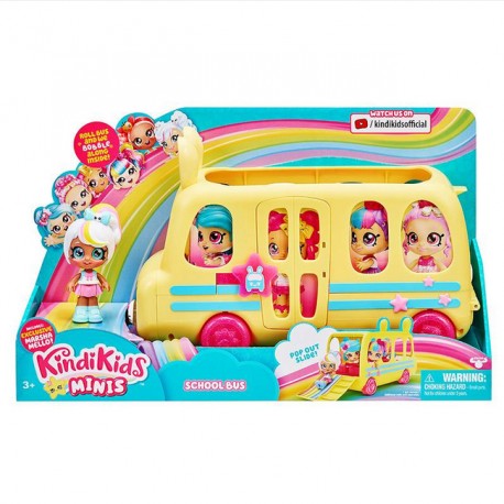 Kindi Kids Mini laleczka i Szkolny autobus