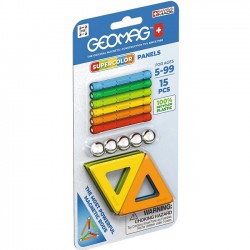 Geomag Supercolor Panels Recycled Blister 15 pcs