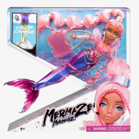 Mermaze Mermaidz - Lalka syrenka zmieniająca kolor Harmonique
