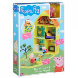 Tm Toys Świnka Peppa Domek I Ogródek + 2 Figurki