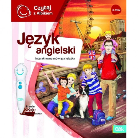 Albi Czytaj z Albikiem Interaktywna Książka Język Angielski