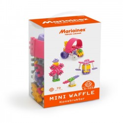 Klocki konstruktor Mini Waffle dla dziewczynki 70 elementów