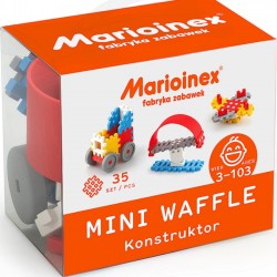 mini wafle 35 elementów konstruktor chlopak