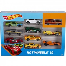 Hot Wheels Pojazdy Dziesięciopak