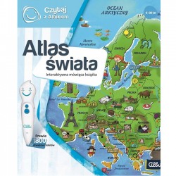 Czytaj z Albikiem. Interaktywna książka Atlas świata