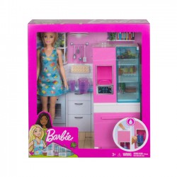 Lalka Barbie Mebelek Lodówka
