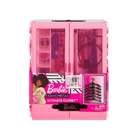 Barbie - Modna szafa na ubranka dla lalki